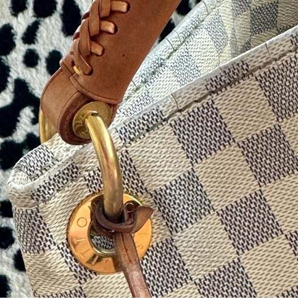 💯 Authentic LOUIS VUITTON Damier Azur Artsy bag purse tote - Picture 9 of 15